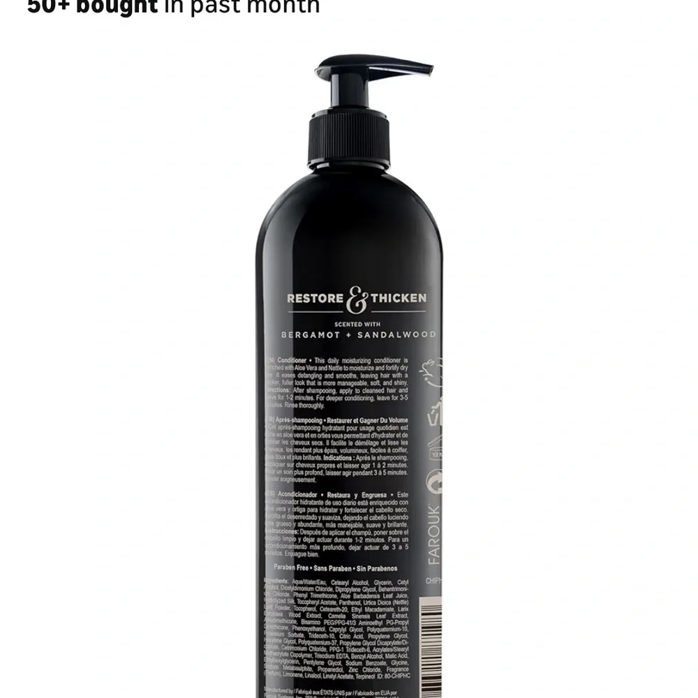 CHI Pour Homme Moisturizing Daily Conditioner For Men,
